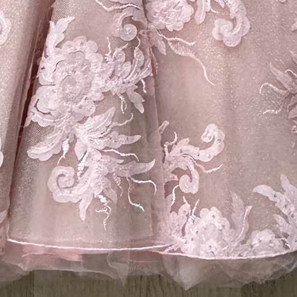 Zoe Ltd. Girls Formal Pink Dress LIKE NEW, WORN ONE TIME Size 8, Valentine's Day - Picture 10 of 16